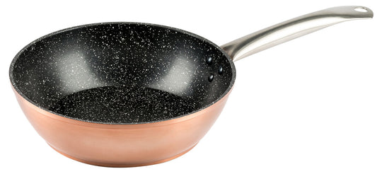 912-28 SARTEN HONDA COBRE ALUM FORJADO Ø28cm VIER