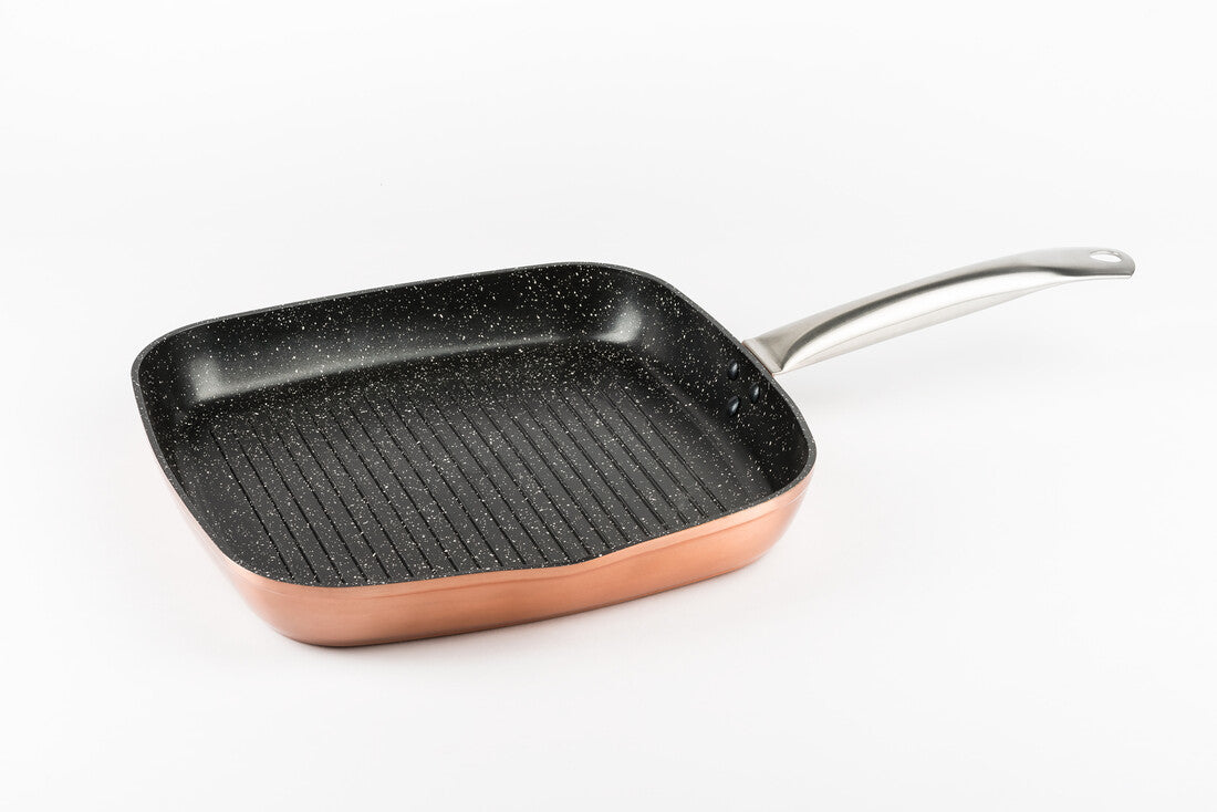 914-27 ASADOR COBRE ALUMINIO FORJADO Ø27cm VIER