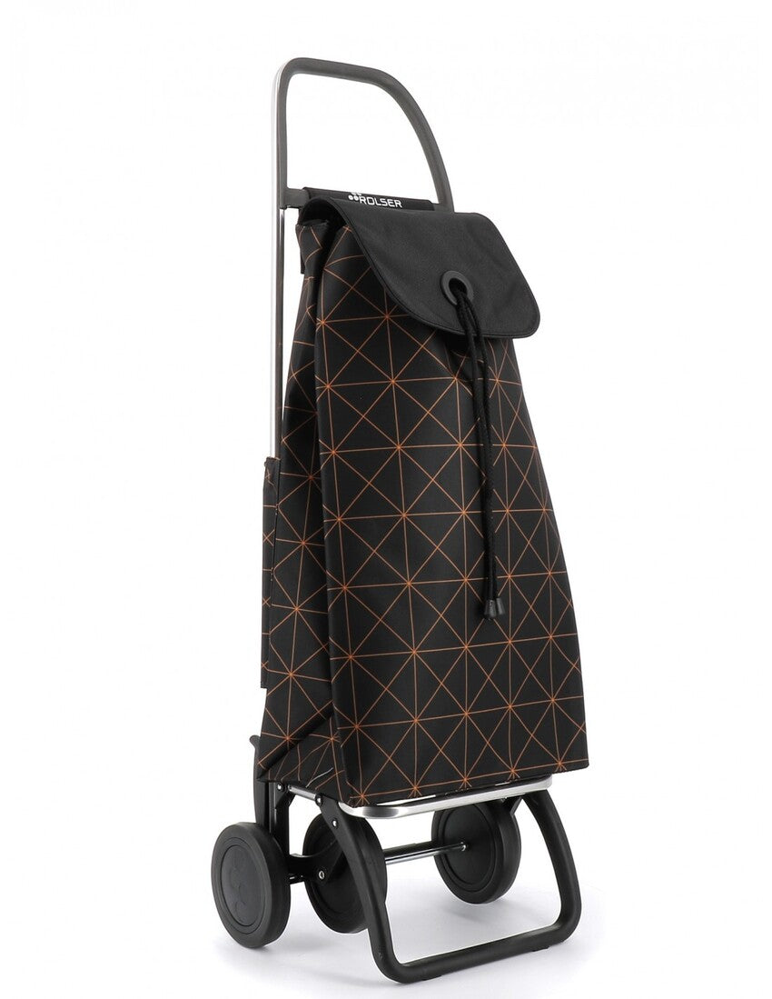 IMX366 CARRO COMPRA I-MAX STAR 4 RUEDAS MANDARINA ROLSER