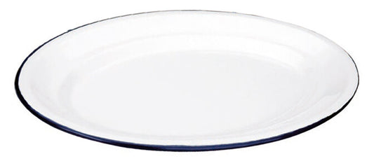 903940 BANDEJA OVALADA ESMALTADA 40cm BLANCA IBILI