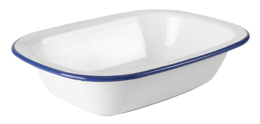 905022 FUENTE RECTANGULAR HONDA ESMALTADA 22cm
