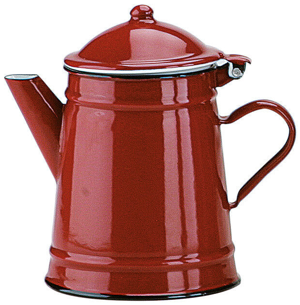 910210 CAFETERA CONICA ROJA 1L IBILI