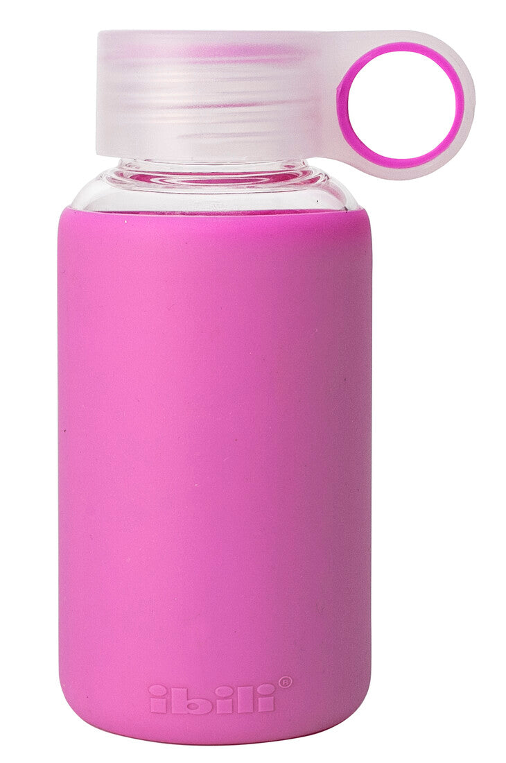 758910P BOTELLA BOROSILICATO KID 0,2L ROSA IBILI