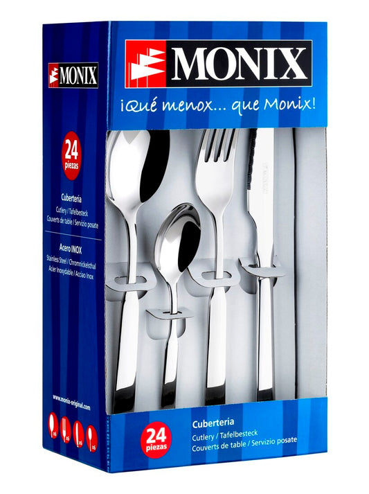M180974 SET 24 CUBIERTOS C/CHULETERO EUROPA MONIX