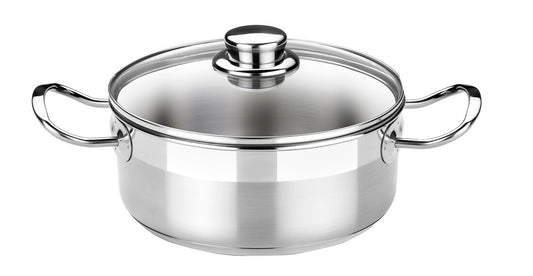 A340333 CACEROLA C/TAPA CRISTAL ø20cm PROFESIONAL