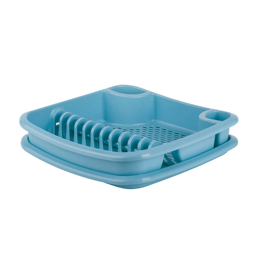 401045020  ESCURREPLATOS CON BANDEJA AZUL - RETRÁCTIL 3UDS GSC