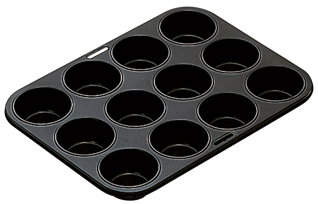 820501 MOLDE 12 MAGDALENAS CHAPA ACERO CON ANTIADHERENTE