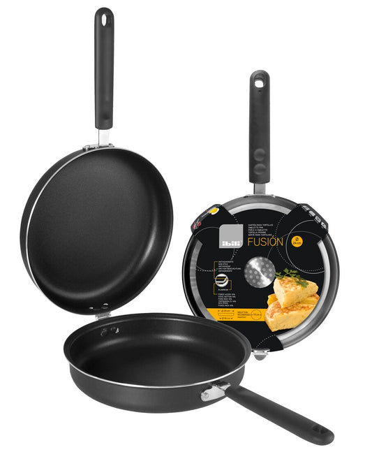 451324 SARTEN ALUMINIO P/TORTILLA INDUCCION FUSION ø24cm IBILI