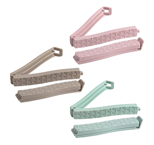 401045009 BOLSA 6 PINZAS DE PLASTICO CIERRA BOLSAS GSC