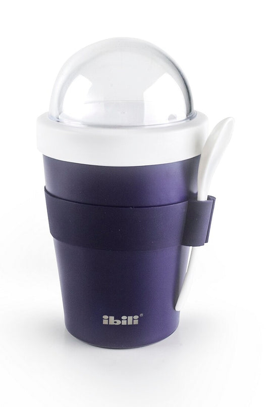 687300 VASO PARED DOBLE P/YOGURES 0,5L IBILI