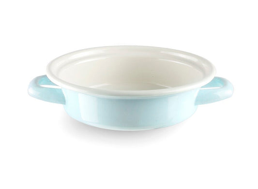 942204 PLATO DE HUEVOS ESMALTADO 18cm CIEL IBILI