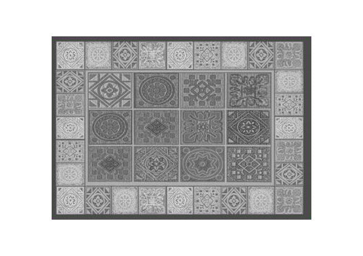 ALFOMBRA HIDRAULIK CENTRADO GRIS 04 50x70cm AITANA