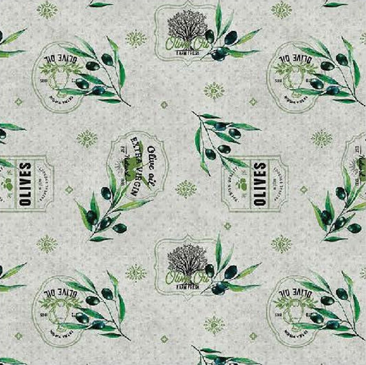 83119 1m MANTEL DE HULE QD-TEX MODELO OLIVARES 140cm DINTEX