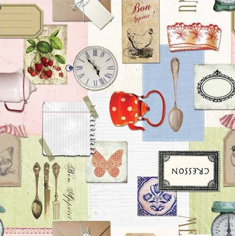 83606 1m MANTEL DE HULE QD-TEX MODELO BONJOUR 140cm DINTEX