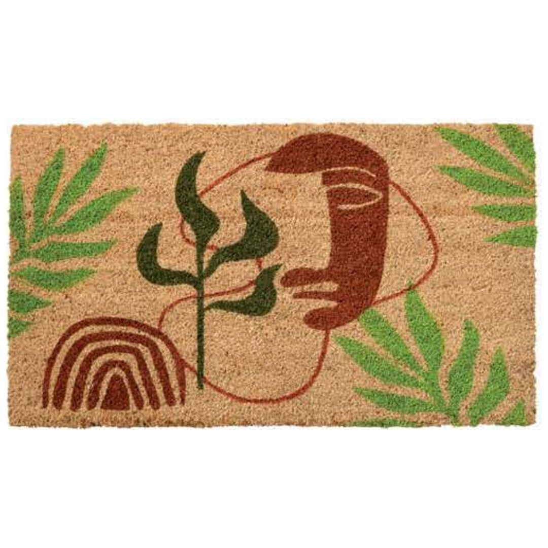 50660 FELPUDO COCO BLANCO MASCARA 40x70cm DINTEX