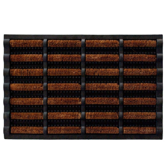 55537 FELPUDO COCO REJILLA GOMA 40x60cm DINTEX