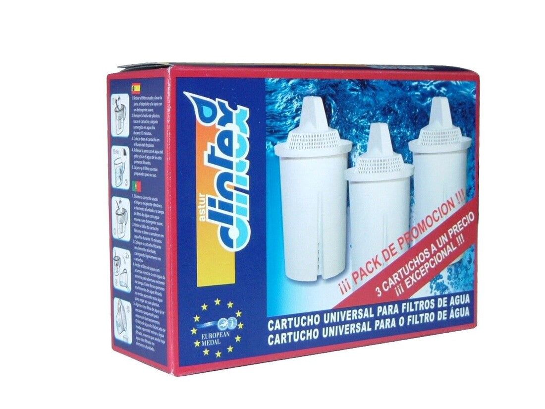 40007 3u FILTRO RECAMBIO JARRA PURIFICADORA DINTEX
