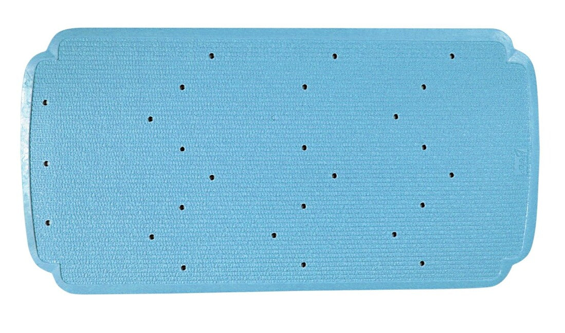 01221 ALFOMBRA DE BAÑO CAUCHO 78x36cm AZUL DINTEX