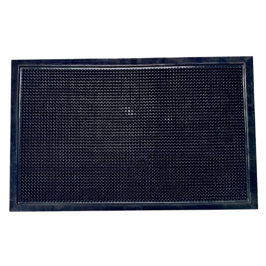 55030 FUSSMATTE NATURKAUTSCHUK BÜRSTE 54x34cm DINTEX