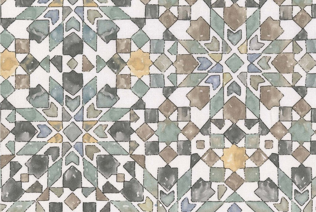 42845 1m MANTEL DE HULE ANTINAMANCHAS MODELO VITRAL 140cm DINTEX