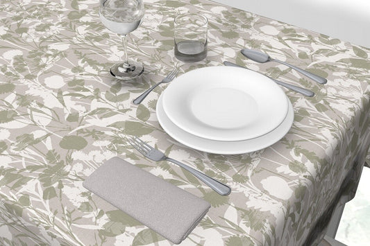 42672 1m MANTEL DE HULE ANTINAMANCHAS MODELO LINUS CHIANTI 140cm DINTEX