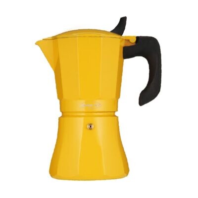 215090301 KAFFEEMASCHINE 6 TASSEN SENFGELB PETRA OROLEY