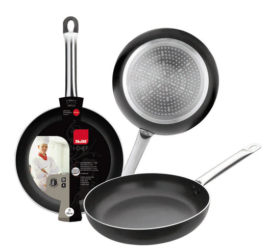 403030 IBILI I-CHEF INDUKTIONS-PFANNE AUS GESCHMIEDETEM ALUMINIUM EDELSTAHLGRIFF Ø30cm
