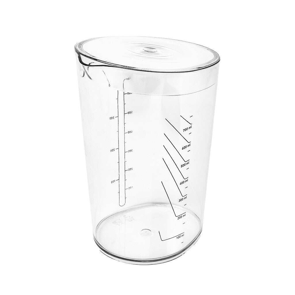 1702 GRADUATED OVAL JUG WITH LID 0.75L