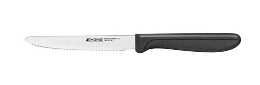 M219905 CUCHILLO TOMATERO NEGRO ACERO MONIX