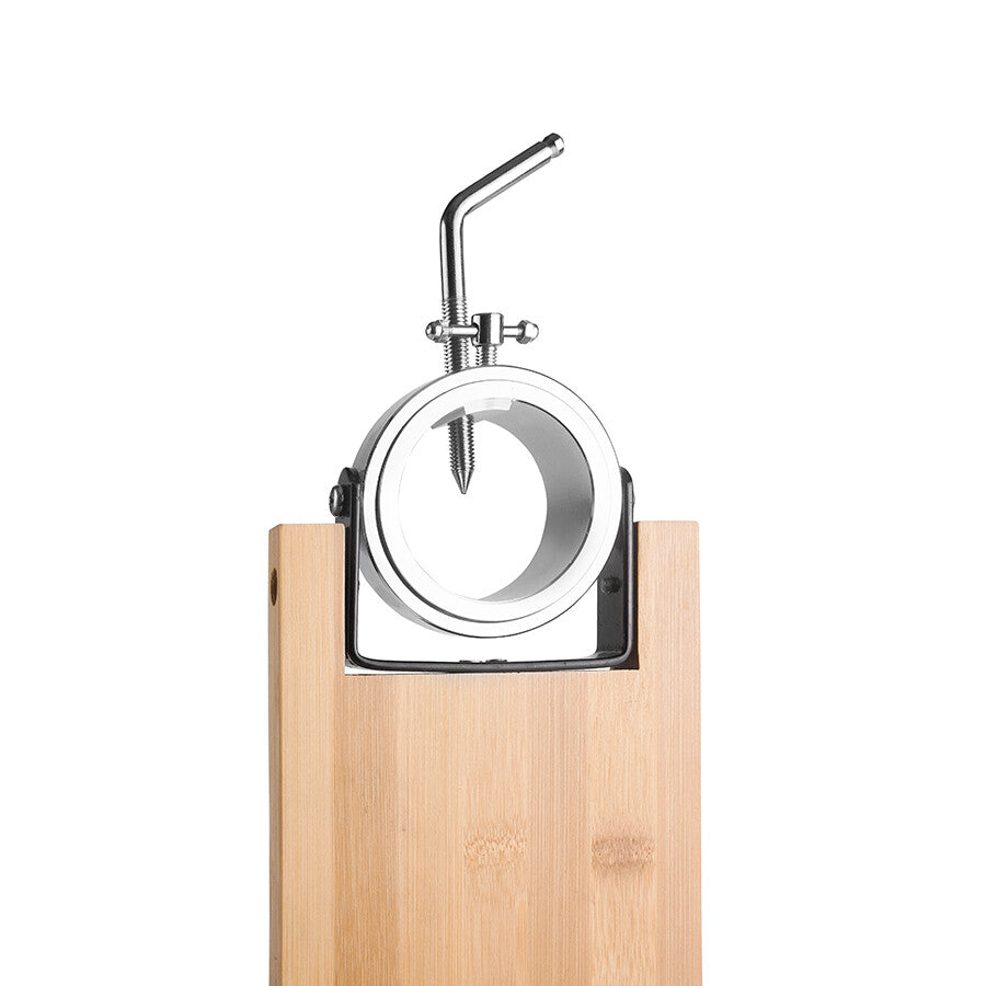684240 SOPORTE JAMONERO GIRATORIO ACERO INOX/BAMBU GASTROTEKA IBILI