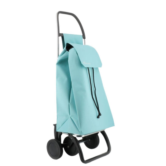 SAQ056 EINKAUFSWAGEN SAQUET LN 4 RÄDER HELLBLAU ROLSER