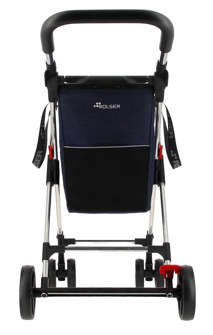 BAS100 CARRO COMPRA M BASKET DENIM 4 RUEDAS AZUL ROLSER