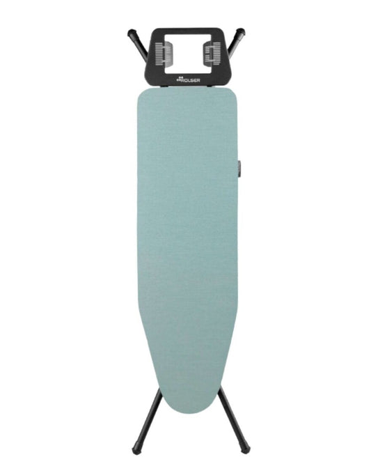 K01016 BÜGELTISCH K-UNO BLACK TUBE NATUR-SALBEI 115x35cm ROLSER