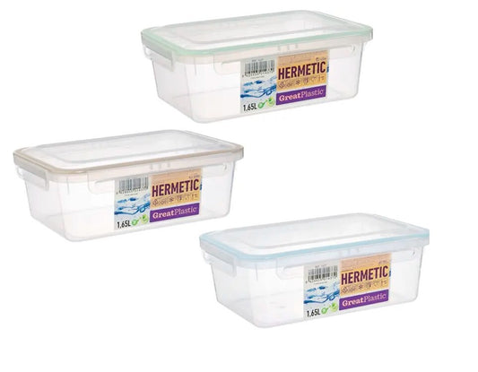 1437 TAPER PLASTICO RECTANGULAR 1,65L CON JUNTA BI-MATERIA ALBA