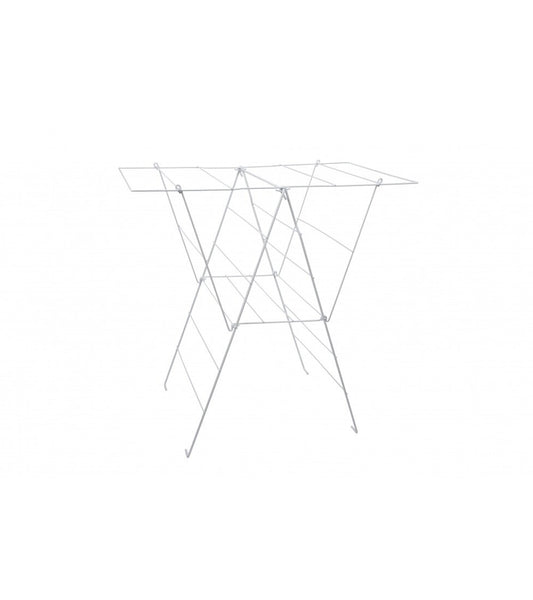 88844 KLAPPBARER WÄSCHESTÄNDER WEISS STAHL 98x62x94cm SISI SAUVIC