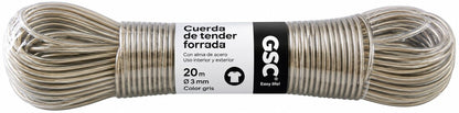 002702540 20m CUERDA DE TENDER FORRADA GRIS DOVELIS