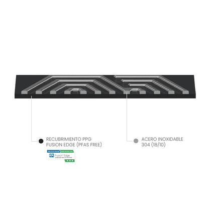 670022 SARTEN SERIE 5PLY HYBRID PRO Ø22cm IBILI