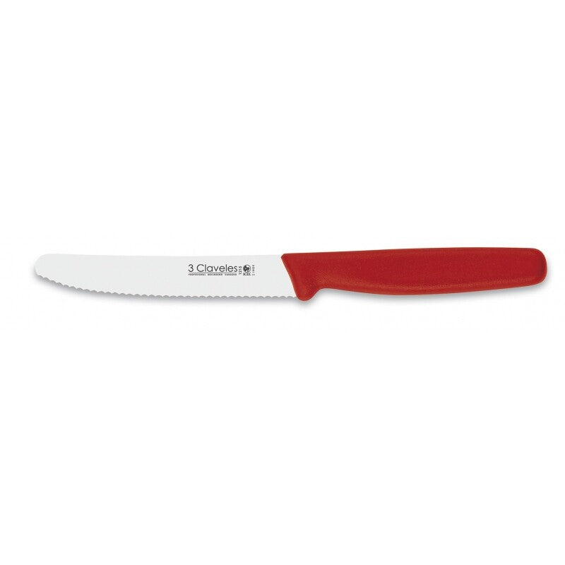 01215 CUCHILLO MESA ROJO I.PL. 11 cm FH 3C