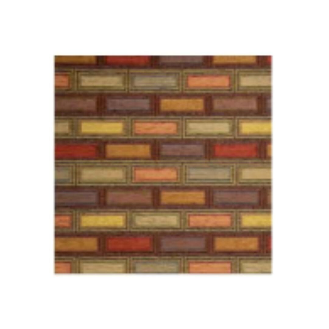 56624 1m ITALICA CHENILLE BRICK HALLWAY RUNNER RUG 65cm DINTEX