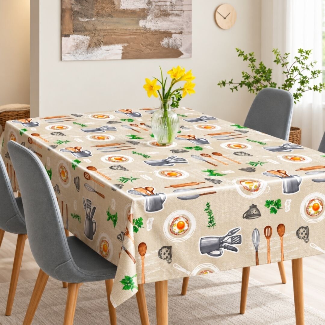 83518 1m MANTEL DE HULE QD-TEX MODELO HERBAL 140cm DINTEX