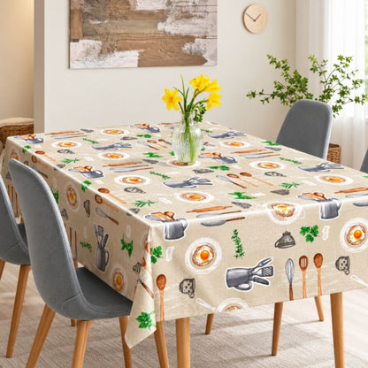 83518 1m MANTEL DE HULE QD-TEX MODELO HERBAL 140cm DINTEX
