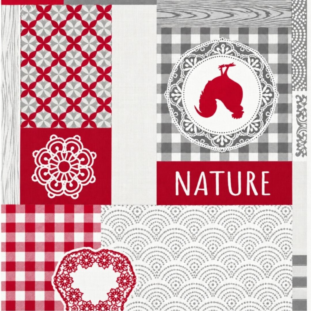 83168 1m MANTEL DE HULE QD-TEX MODELO SAVEUR 140cm DINTEX