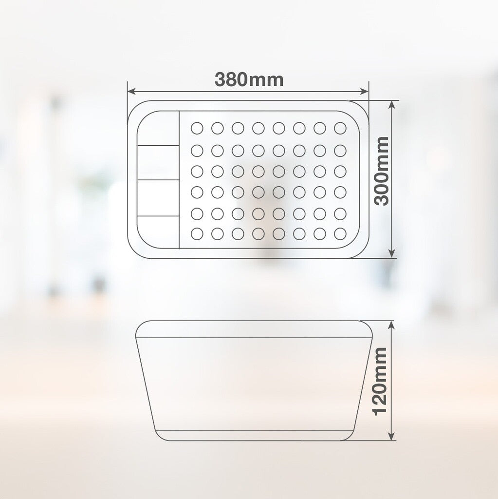 401045068 ESCURREPLATOS PLEGABLE RECTANGULAR VASSARY