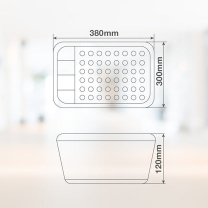 401045068 ESCURREPLATOS PLEGABLE RECTANGULAR VASSARY