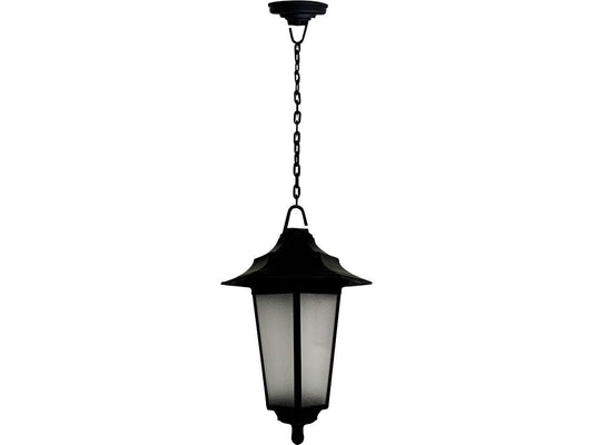 2073512-N FAROL COLGANTE 1XE27 NEGRO HOROZ