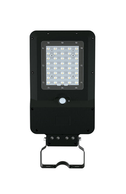 Farola LED Solar 25W 6000K 3000Lm Sensor Crepuscular y Movimiento IP65 F-Bright