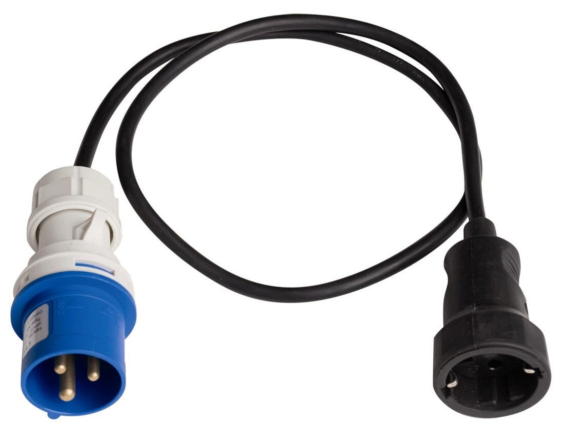 PROLONG/CLAVIJA CETAC+BASE GOMA (1mt.cable)