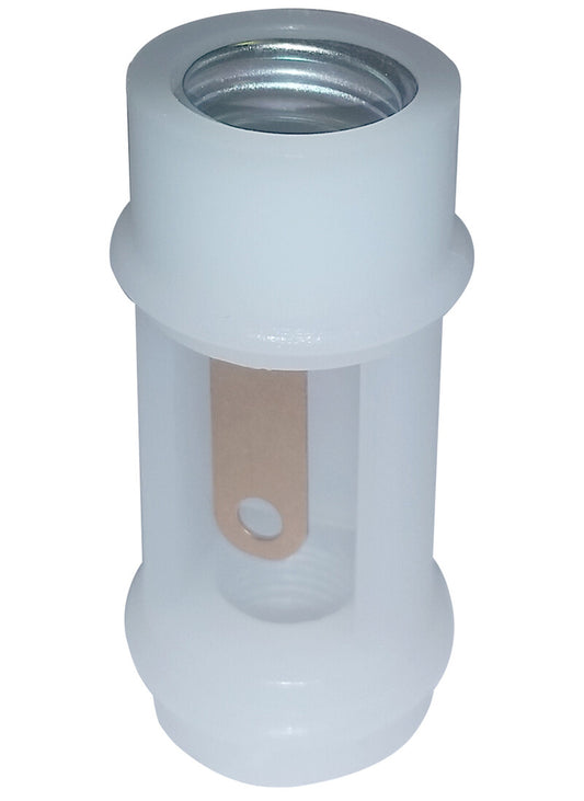 INTERIOR VELA PLASTICO 6 CMS. BLANCO (611)