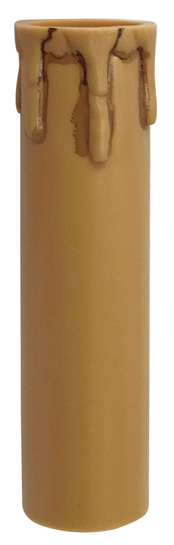 FUNDA GOTAS C/PATINA E14 10cm BEIGE