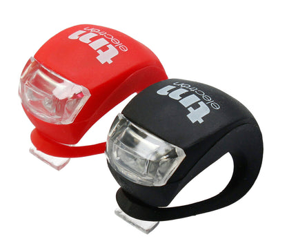 TMTOR003 2u LUZ LED BICICLETA FRONTAL + TRASERA TM ELECTRON